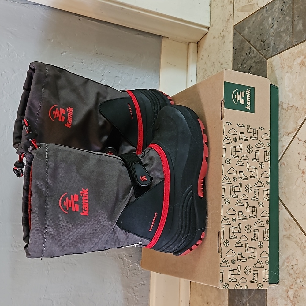 Kamik Waterbug Boys Winter Snow Boots